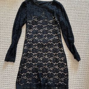 Express Black Lace Dress